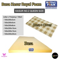 Kasur Busa Royal Foam Queen Size No 2 Ukuran 160x200cm Empuk &amp; Tebal 