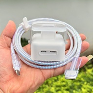 Apple MacBook Air Power Protective Case M2 M3 M4 Computer 35W Charger Data Cable Winding Rope