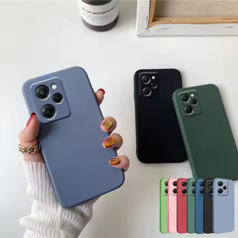 For Poco X5 Pro Case Xiaomi Poco X3 X4 GT X4 X5 Pro 5G Cover Liquid Silicone Back Original Shockproo