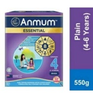 Anmum Essential Step 4 Plain Formulated Milk Powder 3 Years and Above, 550g