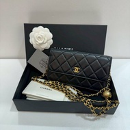 CHANEL 金球 WOC 斜背包/側背包/鍊包 9成新