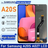 6.5 "สำหรับ Samsung A20S จอแสดงผล LCD SM-A207F/D SM-A207M /Ds แสดงหน้าจอสัมผัสแทนที่สำหรับ Samsung A