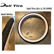 Bicycle Folding Bike Tire 20 x 1.75 (406)(DELI)