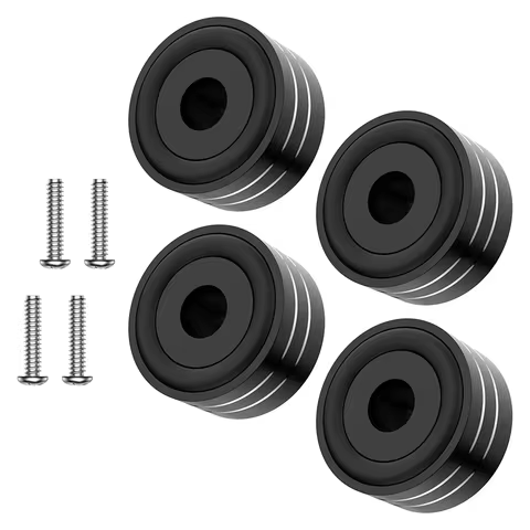 4Pcs 40x20mm Hifi AMP Speaker Aluminum Isolation Feet Pad Use For Turntable DAC Stereo Audio Speaker