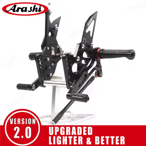 Arashi CNC Adjustable Footrest For SUZUKI GSX-R1000 2005 -2025 Rearset Foot Peg K7 K8 K9 L10 GSXR GS