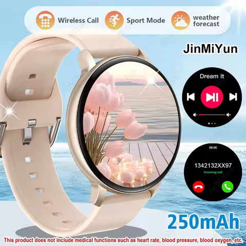 HOT HOT 1.5-Inch Full-Screen Touch Sports Smart Watch, Men'S/Women'S Smart Watch
