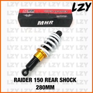 ╭ ┛ ☸ MHR 280mm Raider R150 280mm Rear Suspension Shock Absorber Raider150