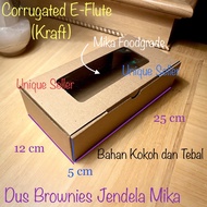 Box Box Hampers Box 25x12x5 EFLUTE WINDOW MICA Box Box Box Cake Box Brownies Bolen 25x12 x 5 EFLUTE 