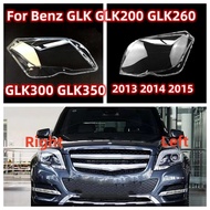Headlight lens cover For Benz GLK GLK200 GLK260 GLK300 GLK350 2013 2014 2015 car front glass lens la
