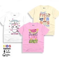 CENKIDSWEAR cute character girls' t-shirts, distro t-shirts, ages 1-8 years, SML XL