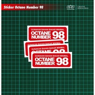 Octane Number 98 Vinyl Sticker
