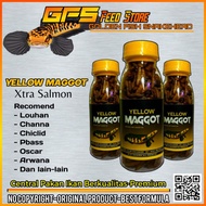 Yellow Maggot Channa Maru Feed 100ml Bottle Packaging