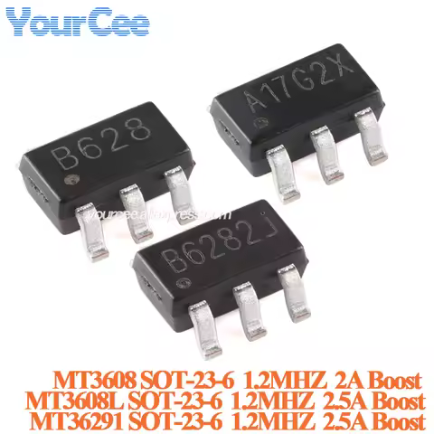 200pcs/10pcs MT3608L SOT-23-6 MT3608 FM3608 B628 MT36291 SOT23-6 2.5A 2A High Efficiency 1.2MHz Curr