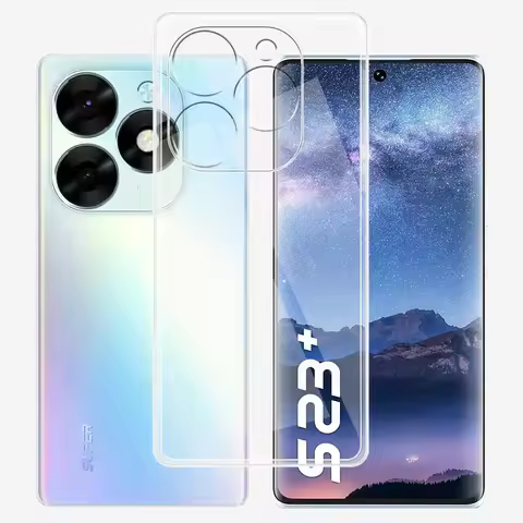 For Itel S23 Plus Itel S23 Case Clear Soft Silicone Phone Case For Itel A60S Itel A60 S17 Cover Coqu