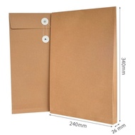 A3 A4 Kraft Paper Envelope with String and Base Expendable