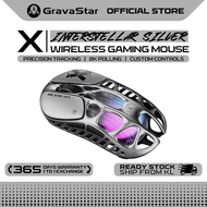 GravaStar Mercury X Superlight Wireless Gaming Mouse - Interstellar Silver PAW3950