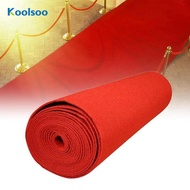 [Koolsoo] Red Carpet Runner Wedding Rug Sturdy Decor Portable Easy to Use Red Aisle Runner
