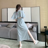 SONDR Fashion Women Dress Korean Style Plus Size Long Dresss Korean Style Summer Drees Woman Fashion