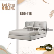 BDO-118 BEDFRAME( HEADBOARD + DIVAN)