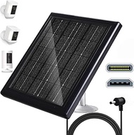 Ring Camera Solar Panel 5V 5W Outdoor Solar Battery Charger for Ring Spotlight Camera,Stick Up Camer