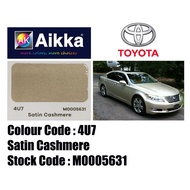 TOYOTA 4U7 SATIN CASHMERE Aikka 2K Paint / Cat Bancuh Kereta Original Toyota Color