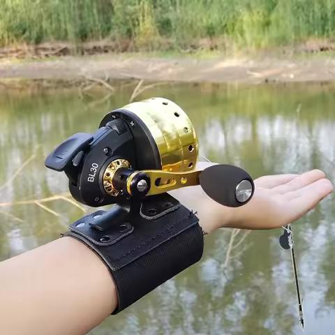 Closed Reel BL30 Fishing 4+1BB 3.6:1 Gear Ratio Slingshot Closed Metal Wheel Outdoor Bow Hunting Fis