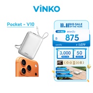 [เครื่องหมาย CCC]VINKO Pocket V10 Power Bank 20000 mAh แบตสำรอง สำหรับ Android/iOS 14/15/16 22.5W ชา