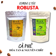 Combo Cà phê hòa tan Sấy lạnh và Sấy nóng Cafe nguyên chất của hạt cà phê Robusta