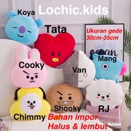 (Lochic) B3 Pillow BT21 BTS KPOP Unofficial Cooky Tata Shooky Chimmy Koya Mang RJ Van large size