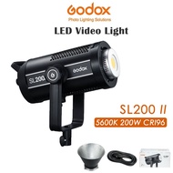 Godox SL-200II LED Video Light แฟลชวิดีโอ 200W แสงขาว 5600K รับประกัน 1 ปี มีสินค้าพร้อมส่งในไทย