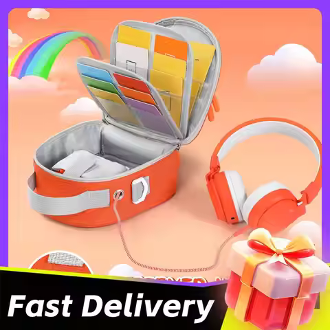 Hard Carrying Case for Yoto Mini (2024 Edition) Audio Player Storage Organizer Bag Hold Up To 30 Car