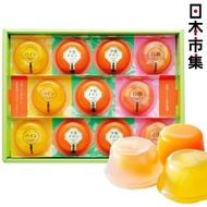 日本Hoksin 北辰フーズ 季節限定 夕張哈密瓜/菠蘿/白桃 3款水果果凍啫喱 禮盒 11件裝 (187)【市集世界 - 日本市集】此日期前最佳：2026年08月17日