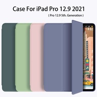 Cover For iPad M1 Pro 12.9 Case For 2021 Pro 5th. Generation 12.9 inch Tri-fold Stand Smart Case For