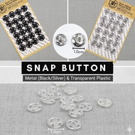 Snap Button: invisible button 1.0cm/2.3cm (60191)