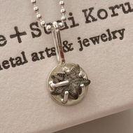 ◇Crinoid Stem Fossil ◇銀吊墜 ◇Pentacrinites 銀吊墜