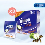Tempo - [優惠孖裝] 迷你紙手巾 (蘋果木味) #紙巾#Tissue#面紙#香味#紙巾仔