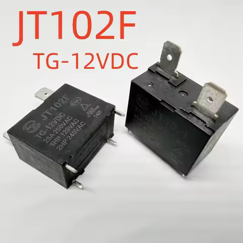 New JT102F TG-12VDC (102F-25A) Relay air conditioner 4pins