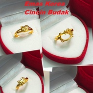 💥PROMO💥Emas Korea Cincin Budak Hello Kitty / Gold Plated Ring For Kids #readystock