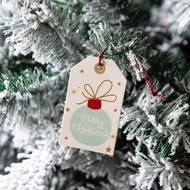 KY🎁Noqi Christmas Hanging Card Card Gift Box Packaging Pendant Wishing Card Christmas Tree Greeting Card Christmas Decor