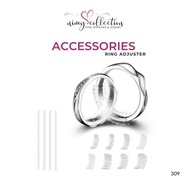 Invisible Ring Size Adjuster for Loose Rings Ring Adjuster Ring Fitter Ring Sizer Pengetat Cincin Ri