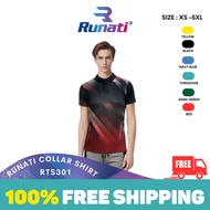 [NEW ARRIVAL] Runati Men Collar Sport Shirt RTS301| Baju Kolar Sukan Lelaki