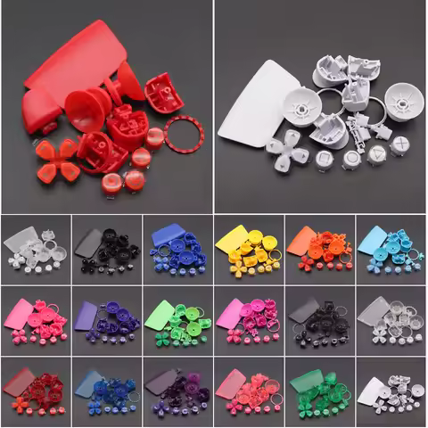 1 set FOR PS5V3 3.0 Controller L1 R1 L2 R2 Replacement Joystick Cover Kit PS5-BDM 030 Clear Color Bu