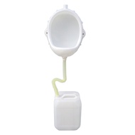Wall-Mounted Men Urinal with Hose Splash-Proof Easy Installation Reusable Temporary Construction Sit