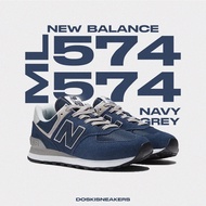 Faddish  New Balance ml574 Navy gray 100% original sneakers casual men women shoes men original shoes New Balance