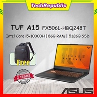 ASUS TUF GAMING F15 FX506L-HBQ248T GAMING LAPTOP BLACK (I5-10300H/8GB/512GB SSD/15.6 FHD 60HZ/GTX 1650)