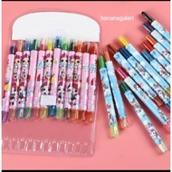 CRAYON MINI STICK ROTATING CRAYON/ 1 PACK IS 12 PCS