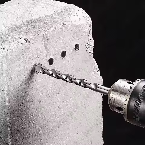 Multi Functional Concrete Wall Cement Brick Drill Bits Alloy Impact Drill Bits Straight Shank Constr