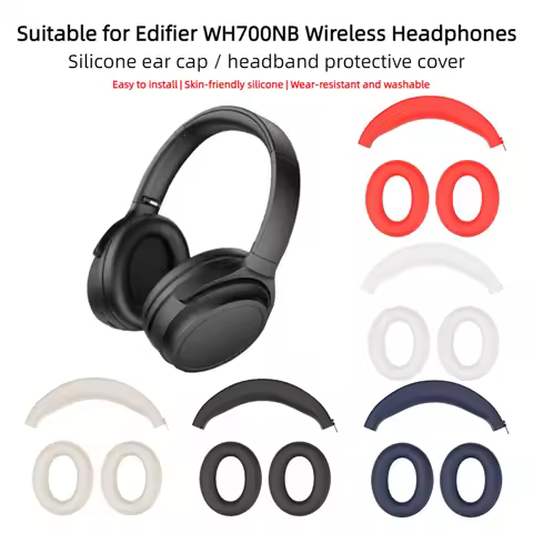 Suitable for Edifier WH700NB Active Noise Cancelling Wireless Headphones Ear muffs / zipper headband