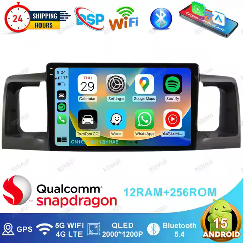 Android 15 Car Radio For Toyota Corolla E120 2000-2009 Opel Astra J Polo 6r Obd2 Scanner Dacia Duste