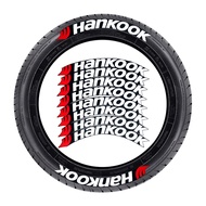 Hankook สติกเกอร์ตัวอักษรยางถาวรสำหรับ Toyota Honda BMW Mercedes Pirelli ยางมิชลินสำหรับรุ่น3D